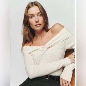 Reformation Natalia Cashmere sweater